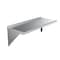 Amgood 14 in. x 36 in. Stainless Steel Wall Shelf AMG WS-1436 - alternate 1